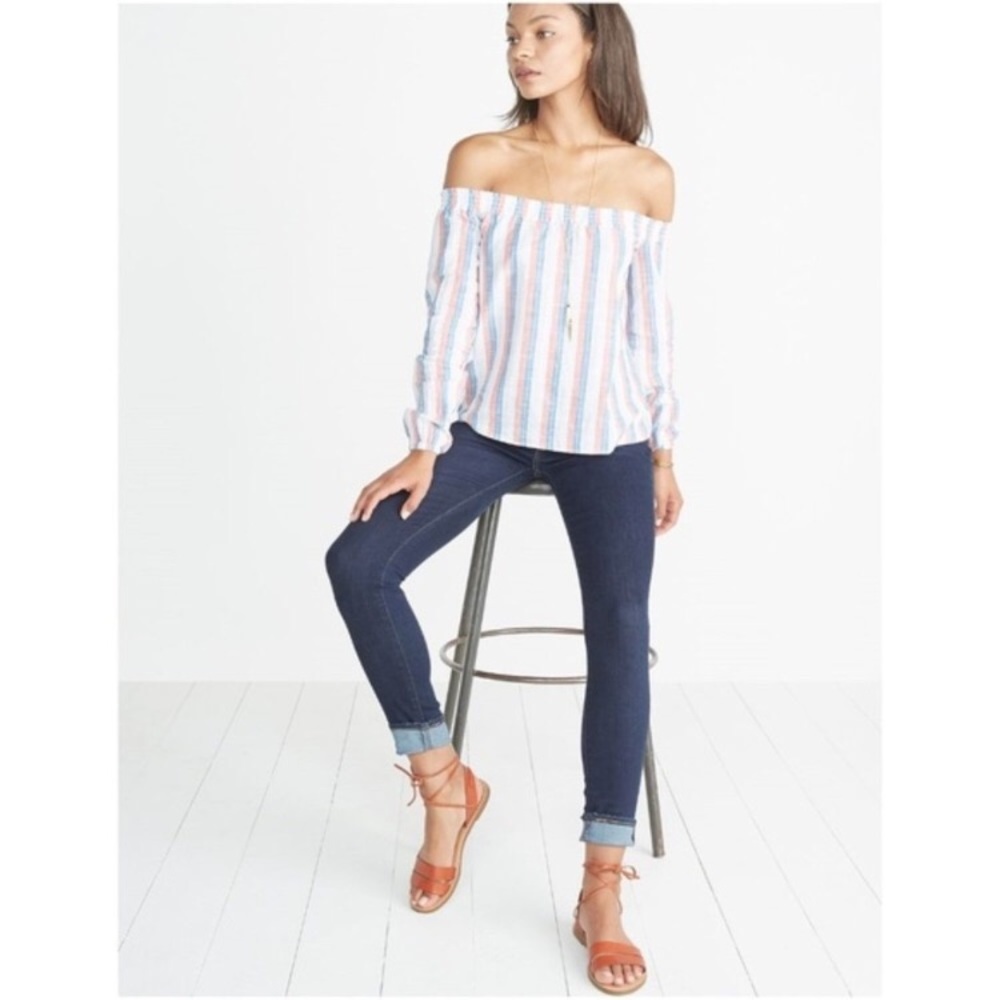 Marine layer off the shoulder long sleeve top